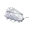 Embalagem para Fatia de Bolo - 14 x 8 x 6,5 cm - 100 Unidades