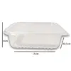 Embalagem Freezer e Microondas (1.000 ml) 15 x 6 x 10,5 cm - 24 Unidades