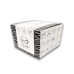 Embalagem Caixa h03 Mini - 11 x 11 x 7,5 cm - 100 Unidades