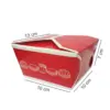 Embalagem para Hambúrguer P H01 - 10 x 10 x 7 cm - 100 Unidades