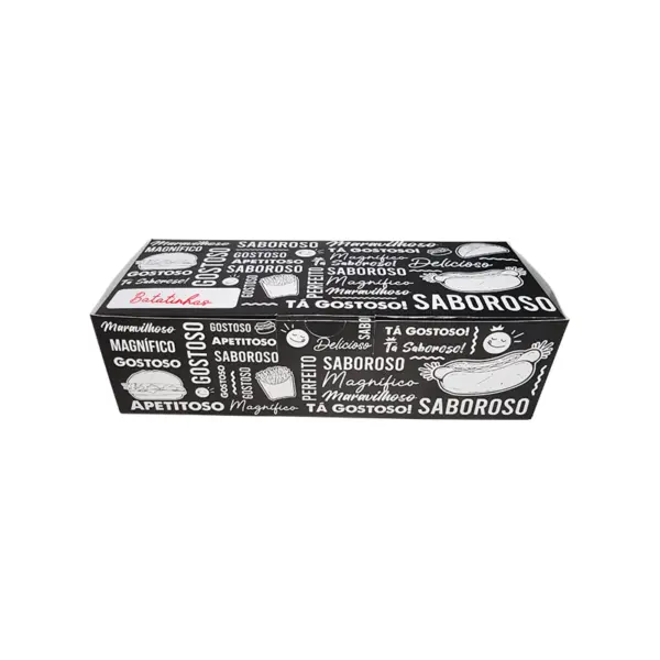 Embalagem para Hot Dog G - 23,5 x 9 x 7 cm - 100 Unidades