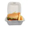 Hamburgueira de Isopor G Branca - 12 x 12 x 8 cm - 100 Unidades