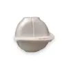 Hamburgueira Redonda de Isopor Branca- 13,5 x 9 x 13,5 cm - 100 Unidades