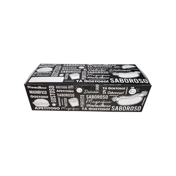 Embalagem para Hot Dog G - 23,5 x 9 x 7 cm - 100 Unidades