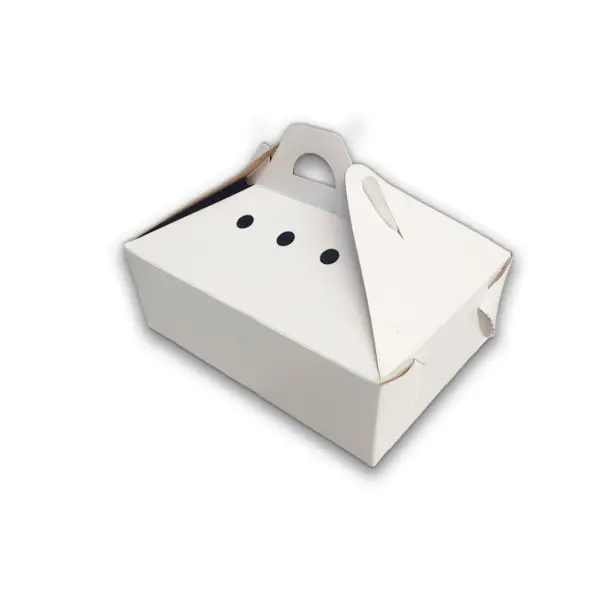 Embalagem para Frituras Kids Branco- 17 x 12 x 6 cm – 100 Unidades