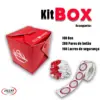 Kit Box Massas P - 7 x 7 x 8,5 cm - 100 Unidades