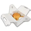 Embalagem Kit Lanche Branco - 15 x 13 x 10 cm - 100 Unidades