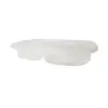 Marmita com Três Divisórias PL - 21,5 x 14 x 3 cm - 25 Unidades
