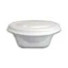 Marmita Redonda de Isopor G Branca - Ø 18 x 8 cm - 100 Unidades