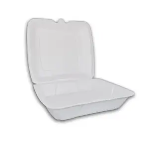 Marmita Retangular de Isopor G - 21 x 17 x 8 cm - 100 Unidades