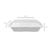 Marmita Retangular de Isopor M - 18 x 10 x 7 cm - 100 Unidades