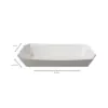 Embalagem Bandeja Food Truck G Branco- 18 x 9 x 4,5 cm - 100 Unidades