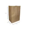 Saco Kraft P Liso- 17 x 10 x 24cm - 100 Unidades