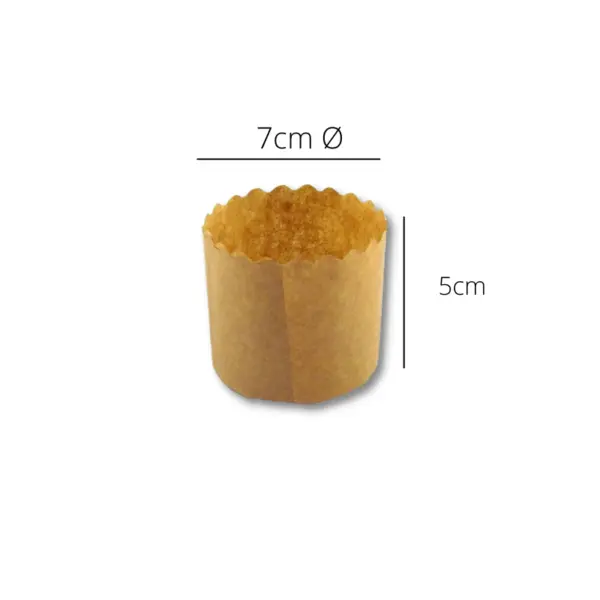 Embalagem Para Panetone PP (100 g) - Ø 7 x 5 cm - 100 Unidades