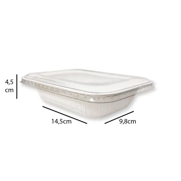 Embalagem Paper Pan M - 14,5 x 9,8 x 4,5 cm - 50 Unidades