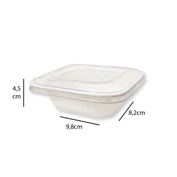 Embalagem Paper Pan P - 9,8 x 8,2 x 4,5 cm - 50 Unidades