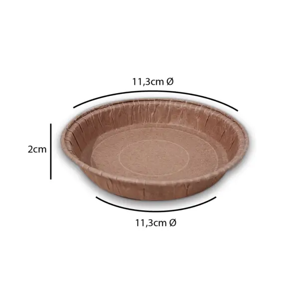 Embalagem Forneável Pie 113 - Ø 11,3 x 2 cm - 50 Unidades