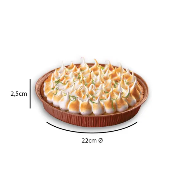Embalagem Forneável Pie 220 - Ø 22 x 2,50 cm - 50 Unidades