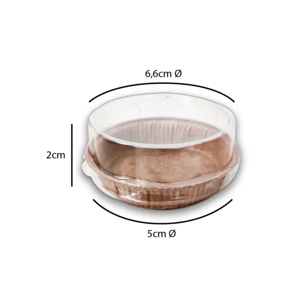 Pie-50.jpg Embalagem Forneável Pie 50 - Ø 5 x Ø 6,6 x 2 cm - 200 Unidades