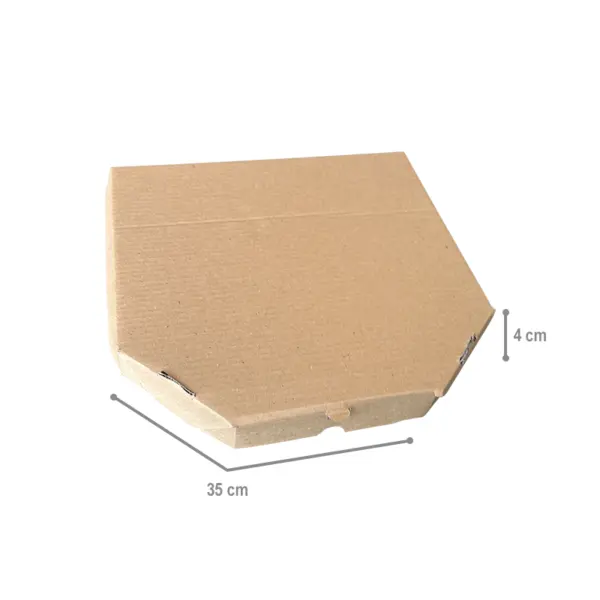 Caixa Pizza Americana - 35 x 4 cm - 25 Unidades.