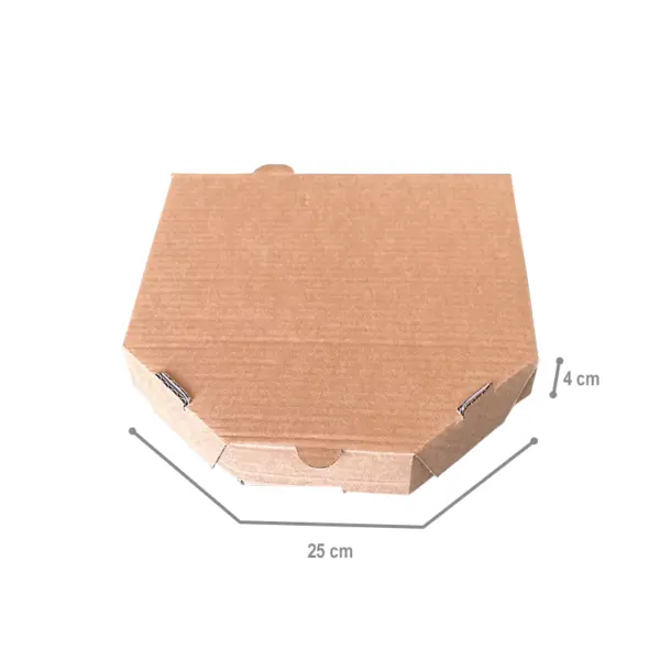 Caixa Pizza Americana - 25 x 4 cm - 25 Unidades.