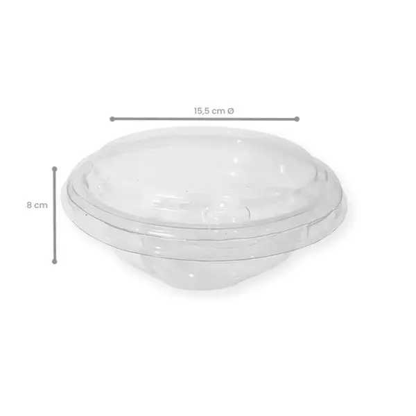 Embalagem pocket 490 ml 15,5 x 15,5 x 8 cm 100 unid.