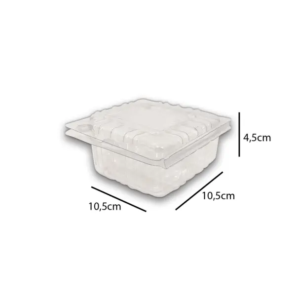 Embalagem Pote P 31 - 10,5 x 10,5 x 4,5 cm - 100 Unidades