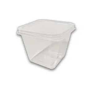 Embalagem Pote Quadrado (250 ml) - 8 x 8 x 7 cm - 20 Unidades