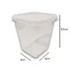 Embalagem Pote Quadrado (350 ml) - 8 x 8 x 9,5 cm - 20 Unidades