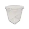 Embalagem Pote Quadrado (350 ml) - 8 x 8 x 9,5 cm - 20 Unidades