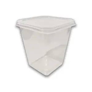 Pote-Quadrado-350ML.jpg Embalagem Pote Quadrado (350 ml) - 8 x 8 x 9,5 cm - 20 Unidades