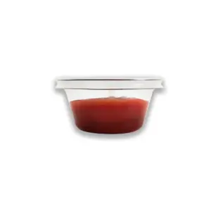 Pote-de-Molho-3.jpg Embalagem Pote com Tampa para Molho - 30 ml - Ø 5,5 x 2,5 cm - 100 Unidades
