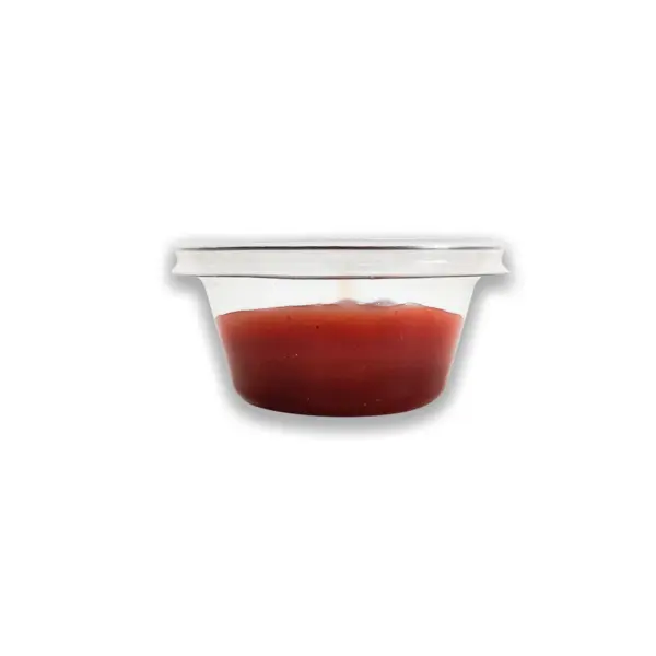 Embalagem Pote com Tampa para Molho - 30 ml - Ø 5,5 x 2,5 cm - 100 Unidades
