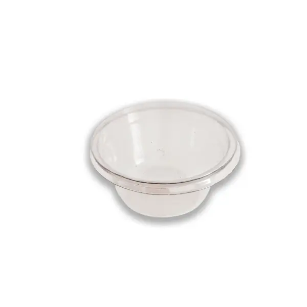 Embalagem Pote com Tampa para Molho - 30 ml - Ø 5,5 x 2,5 cm - 100 Unidades