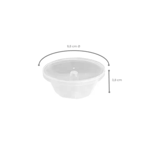 Pudim-P-2.jpeg Forma para Pudim P (120 ml) - Ø 9,6 x 3,8 cm - 10 Unidades