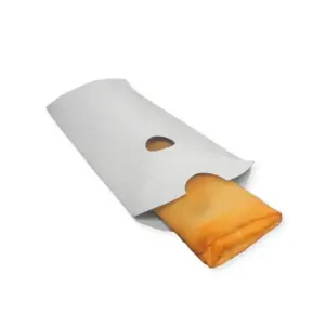 Embalagem para Rolinho Primavera 01 Unidade Branco - 13 x 7 x 3 cm - 100 Unidades