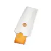 Rolinho-01-Branco-2.webp Embalagem para Rolinho Primavera 01 Unidade Branco - 13 x 7 x 3 cm - 100 Unidades