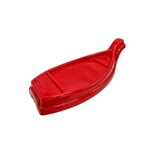 SUSHI-50-VERMELHO.jpg Barco Sushi 60cm (60 x 22 x 12cm)- 01 unidade.