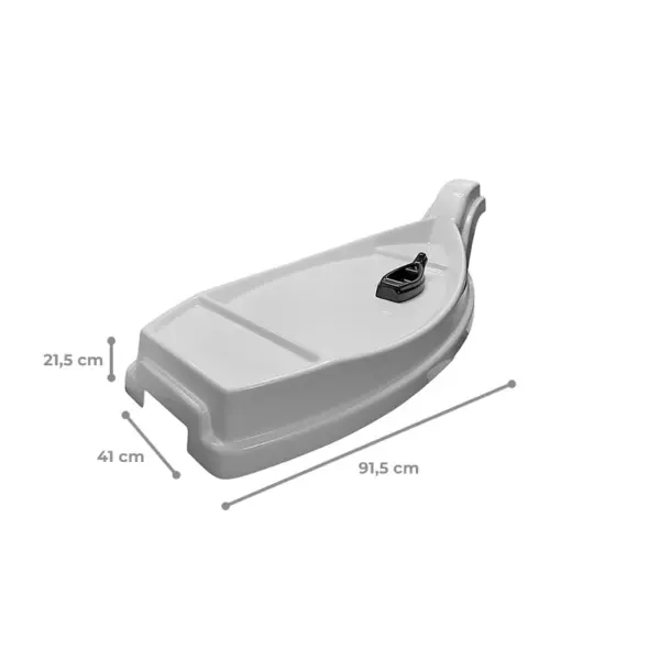 Barco Sushi 90cm (91,5 x 41 x 21,5cm)- 01 unidade.