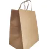 Sacola Kraft com Alça G - 24 x 14,5 x 31 cm - 100 Unidades