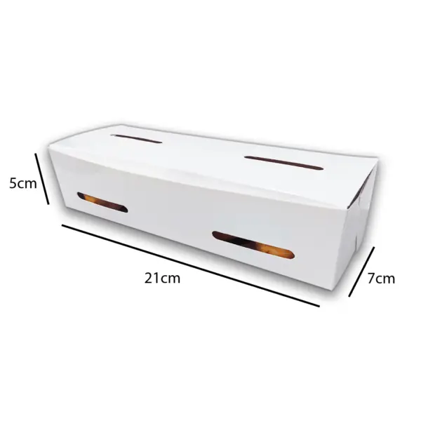 Sobremesa-G-Branca.jpg Embalagem para Sobremesas Branca G - 21 x 7 x 5 cm - 100 Unidades