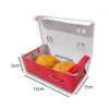 Embalagem para Sobremesas M - 13 x 7 x 5 cm - 100 Unidades