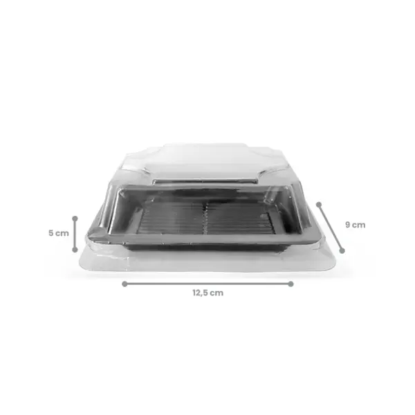 Embalagem Sushi VI Mini - 12,5 x 9 x 5 cm - 200 Unidades