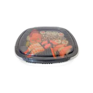 Embalagem Sushi V - 32 x 32 x 4,5 cm - 25 Unidades
