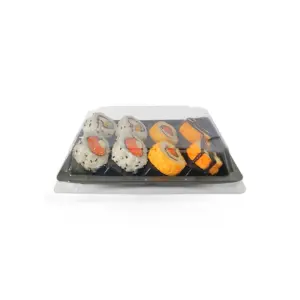 Embalagem Vitrine para Sushi - 18 x 12,5 x 4 cm - 100 Unidades