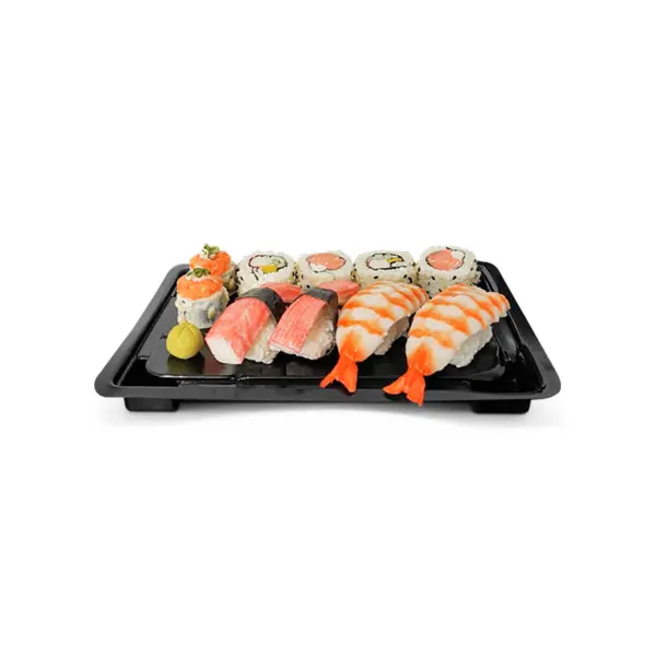 Tábua para Sushi e Sashimi - 24 x 16 x 1,5 cm - 50 Unidades