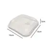 Embalagem Tampa Bandeja B1 - 16 x 16 x 3 cm - 100 Unidades