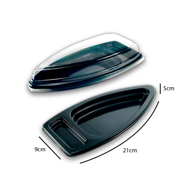 Embalagem Temaki Boat - 21 x 9 x 5 cm - 100 Unidades