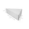 Embalagem Temaki Delivery Branco- 16 x 9 x 5,5 cm - 100 Unidades