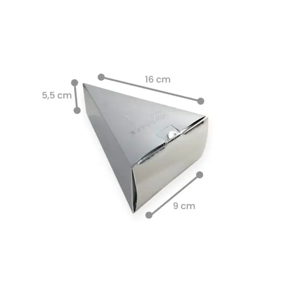 Embalagem Laminada Temaki Delivery - 16 x 9 x 5,5 cm - 50 Unidades